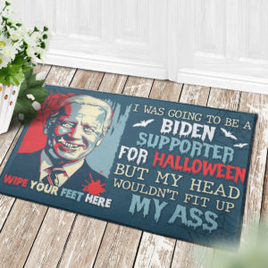 4 Decor Outdoor Doormat I Was Going To Be A Biden Supporter For Halloween Biden Doormat