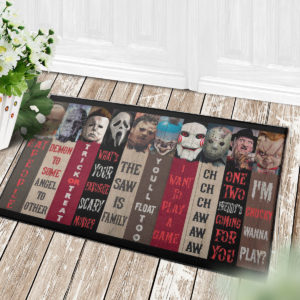 4 Decor Outdoor Doormat Movie Characters Halloween Horror Decorative Doormat