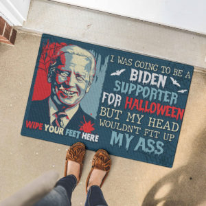 5 Font Door Mat I Was Going To Be A Biden Supporter For Halloween Biden Doormat
