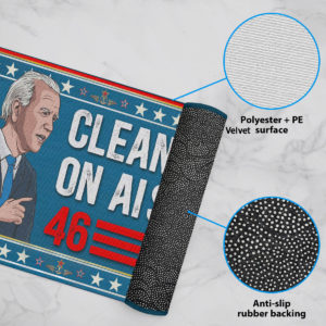 6 Rug Anti Biden Clean Up On Aisle 46 Impeach Biden Indoor Doormat