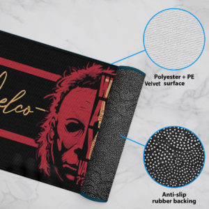 6 Rug Michael Myers Wait Are You Vaccinated Halloween Warning Doormat
