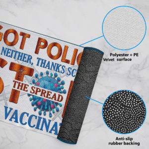 6 Rug Pro Vaxxer Got Polio Thanks Science Stop The Spread Get Vaccinated Doormat