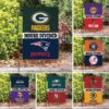 Custom NFL Mickey And Minnie Teams House Divided Football NFL Team Garden Flag