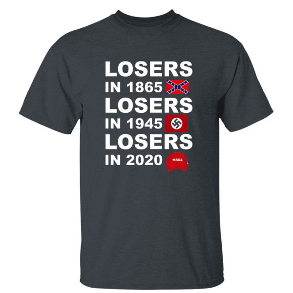 George Clooney losers in 1865 losers in 2020 t-shirt