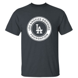 Dark Heather T Shirt Los Angeles Dodgers Foundation T Shirt