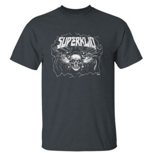 Dark Heather T Shirt Superkliq Kiss Of Death T Shirt