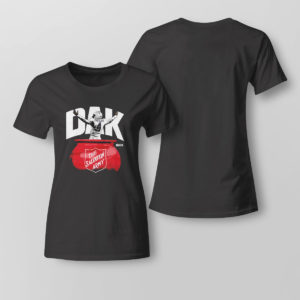 Lady Tee Dallas Cowboys Dak Prescott The Salvation Army Shirt