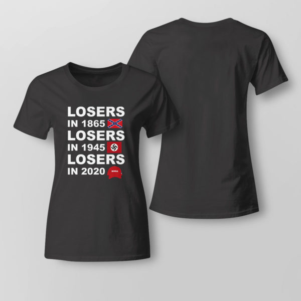 George Clooney losers in 1865 losers in 2020 t-shirt