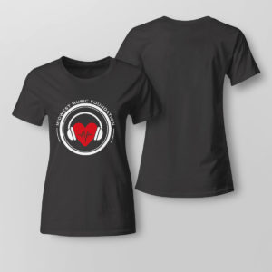 Lady Tee Midwest Music Foundation Heart shirt