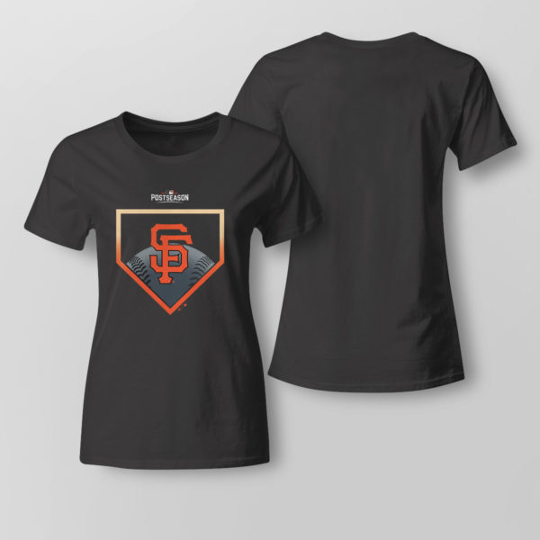 Lady Tee San Francisco Giants Fanatics Branded 2021 Postseason Around the Horn T Shirt