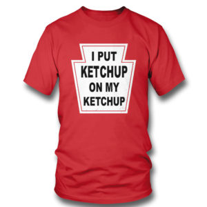 Red T Shirt Haruki Murakami I Put Ketchup On My Ketchup Shirt