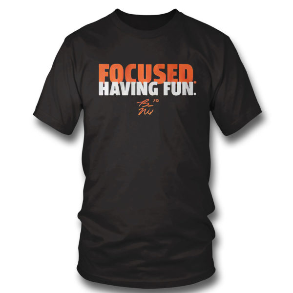 Bo Nix Focused And Having Fun Shirt, Sweetshirt