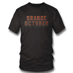 T Shirt ORANGE OCTOBER San Francisco Baseball T Shirt
