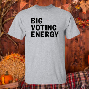 T Shirt Sport grey Danielle Panabaker Big Voting Energy Shirt
