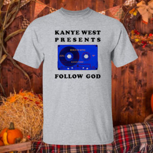 T Shirt Sport grey Follow God T Shirt Kanye West Presents Tee