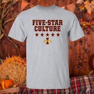 T Shirt Sport grey Iowa State Five Star Culture Shirt