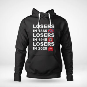 Unisex Hoodie George Clooney losers in 1865 losers in 2020 t shirt