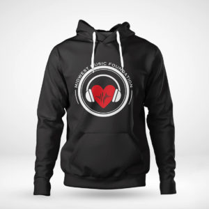 Unisex Hoodie Midwest Music Foundation Heart shirt