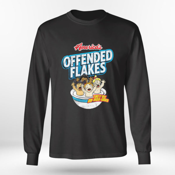 Unisex Longsleeve shirt Americas Offended Flakes Theyre ObNoxIous shirt