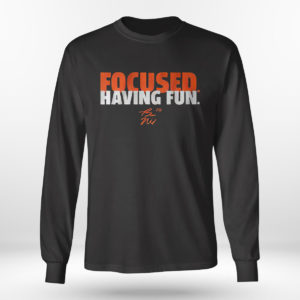 Unisex Longsleeve shirt Bo Nix Focused And Having Fun Shirt Sweetshirt