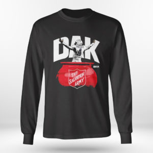 Unisex Longsleeve shirt Dallas Cowboys Dak Prescott The Salvation Army Shirt