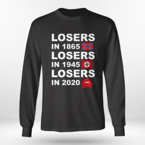 Unisex Longsleeve shirt George Clooney losers in 1865 losers in 2020 t shirt