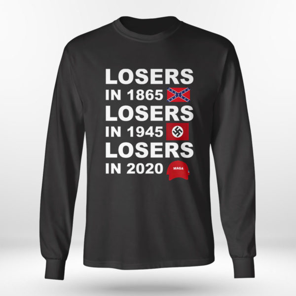 George Clooney losers in 1865 losers in 2020 t-shirt