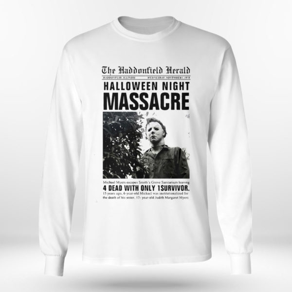 Headline Halloween Night Massacre Michael Myers shirt