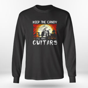 Unisex Longsleeve shirt Keep The Candy Ill Take Guitars Cruella Deville Costume Shirt