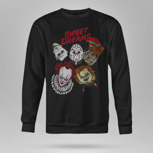 Unisex Sweetshirt Sweet Dreams Horror Happy Halloween Shirt