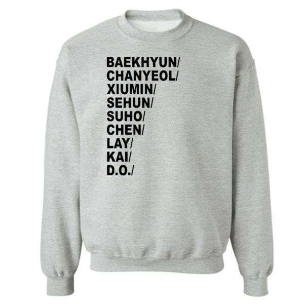 Baekhyun Chanyeol Xiumin Sehun Suho Chen Lay Kai D.o T Shirt