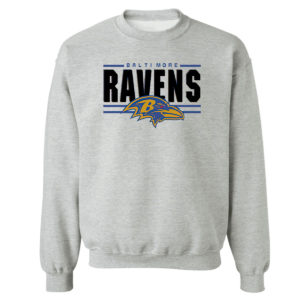 Unisex Sweetshirt sport grey Baltimore Ravens New Jersey T Shirt