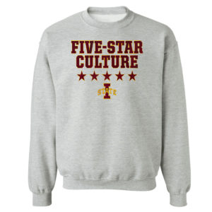 Unisex Sweetshirt sport grey Iowa State Five Star Culture Shirt