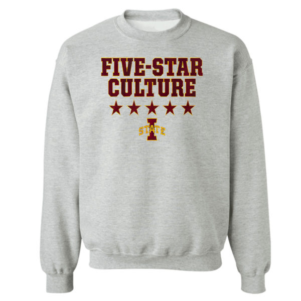 Unisex Sweetshirt sport grey Iowa State Five Star Culture Shirt