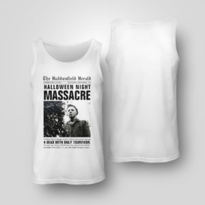 Unisex Tank Top Headline Halloween Night Massacre Michael Myers shirt