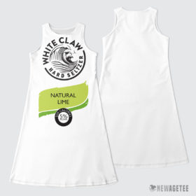 White Claw Hard Seltzer Natural Lime Halloween Costume Maxi Dress