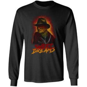 Sweet Dreams Mens Freddy Krueger T-Shirt Nightmare On Elm Street Halloween Movie Tee