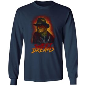 Sweet Dreams Mens Freddy Krueger T-Shirt Nightmare On Elm Street Halloween Movie Tee