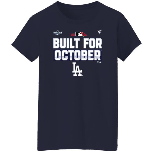 Los Angeles Dodgers Fanatics Branded 2021 Postseason Locker Room T-Shirt