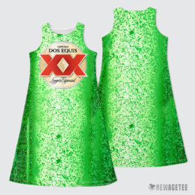 Dos Equis Beer Costume Maxi Dress