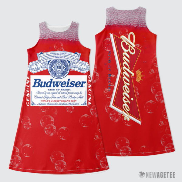 Budweiser Beer Costume Maxi Dress