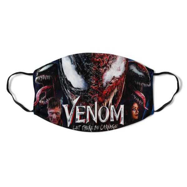 1 Face Mask Venom 2021 Halloween Face Mask