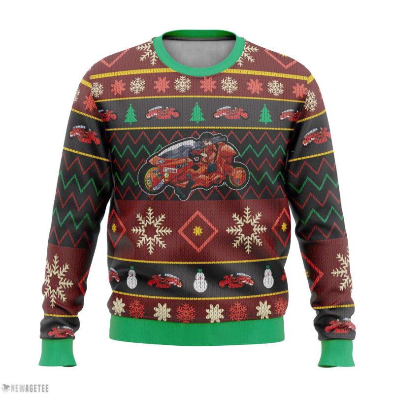 Akira Shotaro Kaneda Motorcycle Ugly Christmas Sweater