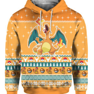 Anime Pokemon Charizard Ugly Christmas Sweater hoodie