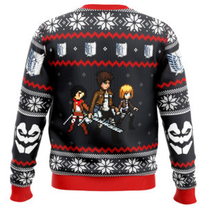 Attack on Titan Colossal Claus Is Coming To Town 1 Ugly Christmas Sweater