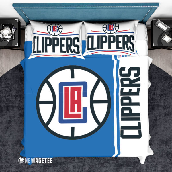 LA Clippers NBA Basketball Duvet Cover and Pillow Case Bedding Set