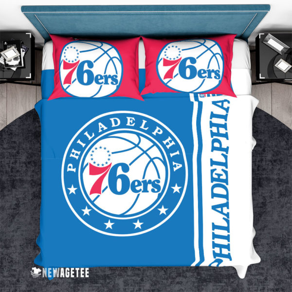Philadelphia 76ers NBA Basketball Duvet Cover and Pillow Case Bedding Set