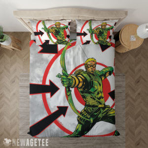 Bedding Sheet Green Arrow Weird Science DC Comics Duvet Cover and Pillow Case Bedding Set
