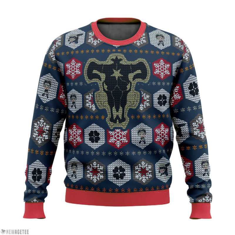 Black Clover Anime Asta Ugly Christmas Sweater