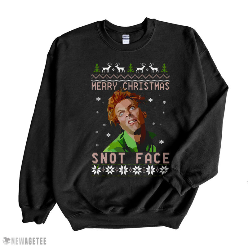 Drop Dead Fred hey snot face Merry Christmas ugly sweatshirt